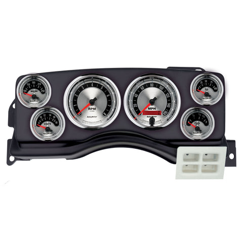 6 GAUGE DIRECT-FIT DASH KIT FORD MUSTANG 87-89 AMERICAN MUSCLE