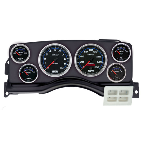 6 GAUGE DIRECT-FIT DASH KIT FORD MUSTANG 87-89 COBALT