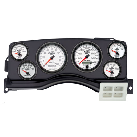 6 GAUGE DIRECT-FIT DASH KIT FORD MUSTANG 87-89 PHANTOM II
