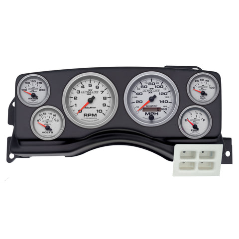 6 GAUGE DIRECT-FIT DASH KIT FORD MUSTANG 87-89 ULTRA-LITE II