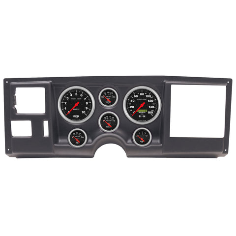 6 GAUGE DIRECT-FIT DASH KIT CHEVY/GMC TRUCK 88-94 SPORT-COMP