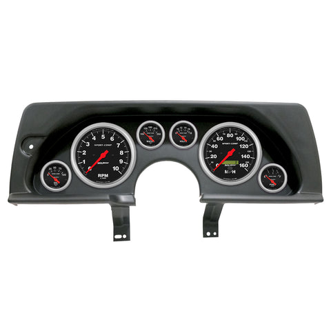 6 GAUGE DIRECT-FIT DASH KIT CHEVY CAMARO 90-92 SPORT-COMP