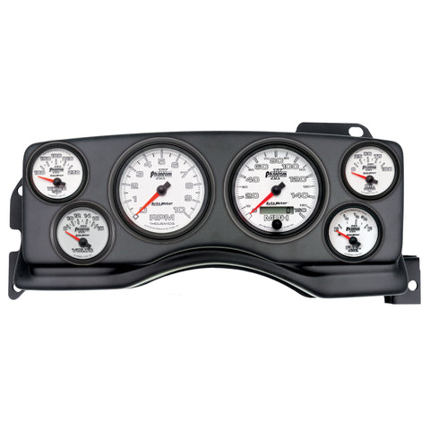 6 GAUGE DIRECT-FIT DASH KIT FORD MUSTANG 90-93 PHANTOM II