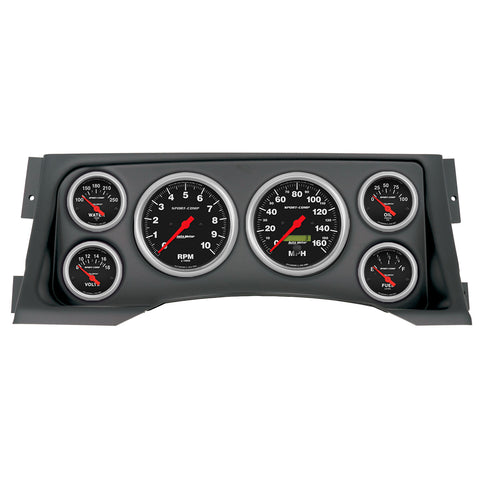 6 GAUGE DIRECT-FIT DASH KIT CHEVY/GMC TRUCK 95-98 PORT-COMP