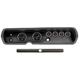 6 GAUGE DIRECT-FIT DASH KIT CHEVY CHEVELL 64-65 OLD TYME BLACK