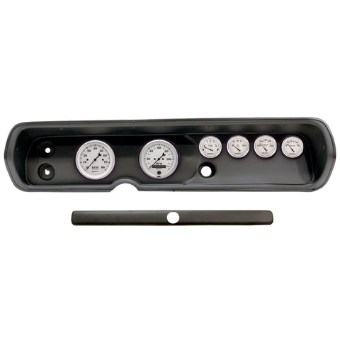 6 GAUGE DIRECT-FIT DASH KIT CHEVY CHEVELL 64-65 OLD TYME WHITE