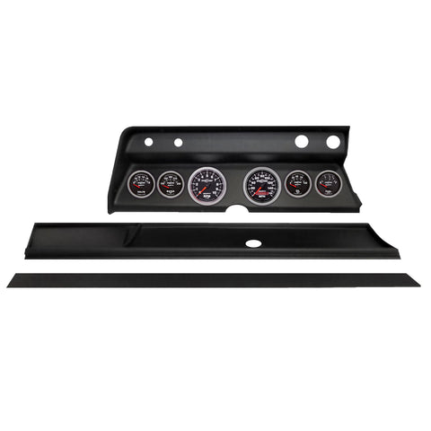 6 GAUGE DIRECT-FIT DASH KIT CHEVY CHEVELLE 66 SPORT-COMP II
