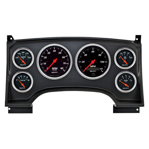 6 GAUGE DIRECT-FIT DASH KIT CHEVY S10 TRUCK 94-97 DESIGNER BLACK