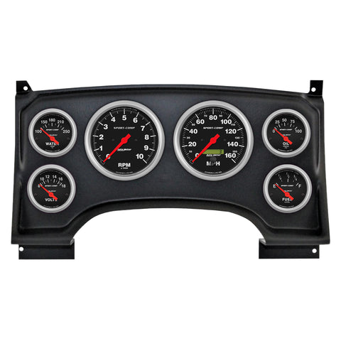 6 GAUGE DIRECT-FIT DASH KIT CHEVY S10 TRUCK 94-97 SPORT-COMP