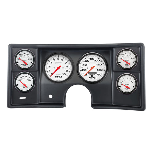 6 GAUGE DIRECT-FIT DASH KIT MALIBU/EL CAMINO/MONTECARLO 78-81 PHANTOM