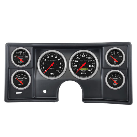 6 GAUGE DIRECT-FIT DASH KIT MALIBU/EL CAMINO/MONTECARLO 78-81 SPORT-COMP