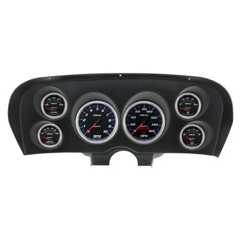 6 GAUGE DIRECT-FIT DASH KIT FORD MUSTANG 69-70 COBALT