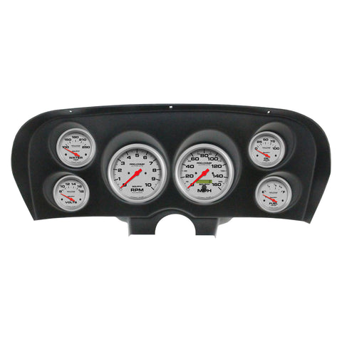 6 GAUGE DIRECT-FIT DASH KIT FORD MUSTANG 69-70 ULTRA-LITE