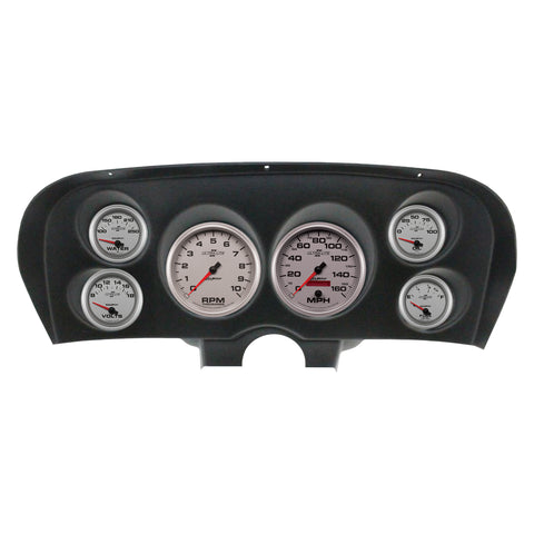 6 GAUGE DIRECT-FIT DASH KIT FORD MUSTANG 69-70 ULTRA-LITE II