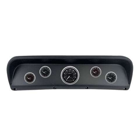 5 GAUGE DIRECT-FIT DASH KIT FORD F100 67-72 CHRONO CHROME