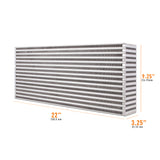 Mishimoto MMUIC-10 Universal Air-to-Air Race Intercooler Core 22 In X 9.25in X 3.25in