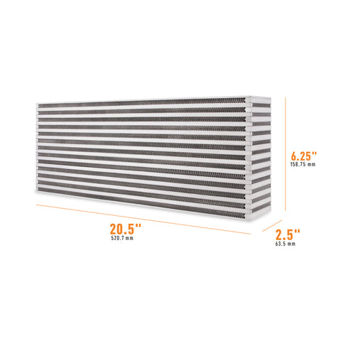 Mishimoto MMUIC-15 Universal Air-to-Air Race Intercooler Core 20.5in X 6.25in X 2.5in
