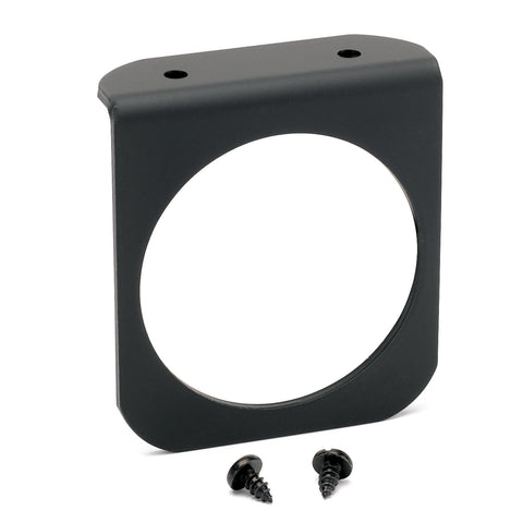 GAUGE MOUNTING PANEL SINGLE 2-5/8" BLACK ALUMINUM