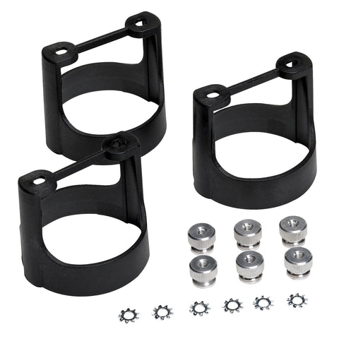 GAUGE BRACKET KIT 2-5/8" BLACK COMPOSITE QTY 3