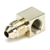 FITTING ADAPTER 90 ° 1/8" NPTF FEMALE TO -4AN MALE BRASS