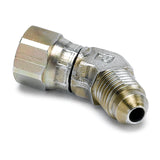 FITTING ADAPTER 45 ° -4AN FEMALE TO -4AN MALE STEEL