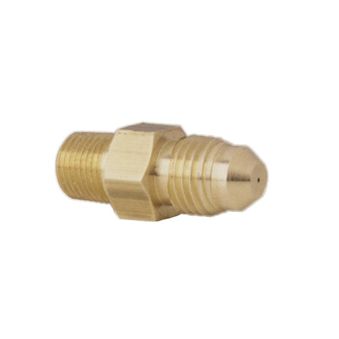 FITTING RESTRICTOR ADAPTER -4AN MALE TO 1/8" NPT MALE STEEL FOR FUEL & NITROUS