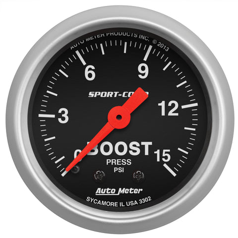 2-1/16" BOOST 0-15 PSI SPORT-COMP