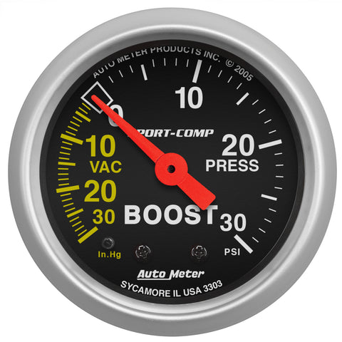 2-1/16" BOOST/VACUUM 30 IN HG/30 PSI SPORT-COMP