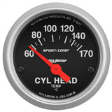 2-1/16" CYLINDER HEAD TEMPERATURE 60-170 °C SPORT-COMP