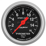 2-1/16" PYROMETER 0-1600 °F SPORT-COMP