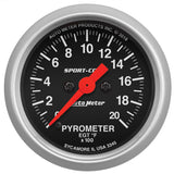 2-1/16" PYROMETER 0-2000 °F SPORT-COMP