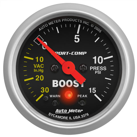 2-1/16" BOOST/VACUUM 30 IN HG/15 PSI SPORT-COMP