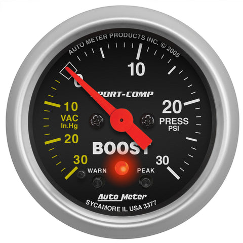 2-1/16" BOOST/VACUUM 30 IN HG/30 PSI SPORT-COMP