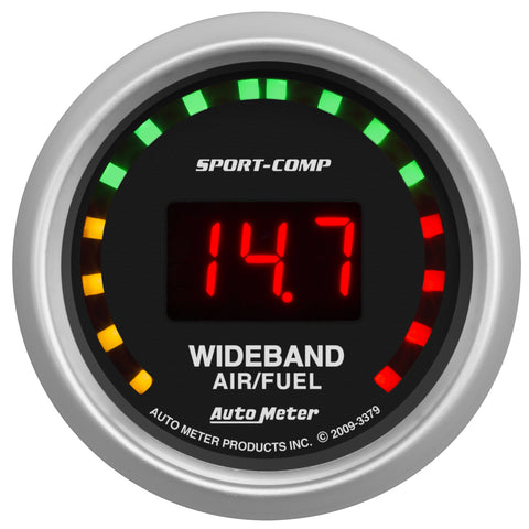 2-1/16" WIDEBAND STREET AIR/FUEL RATIO 10:1-17:1 AFR SPORT-COMP