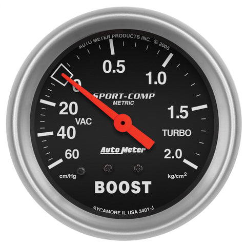 2-5/8" BOOST/VACUUM 60 CM/HG-2.0 KG/CM2 SPORT-COMP