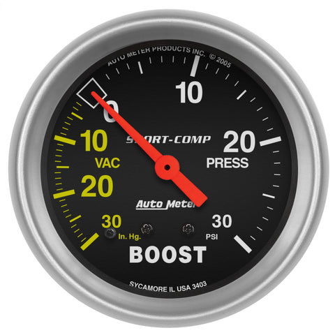 2-5/8" BOOST/VACUUM 30 IN HG/30 PSI SPORT-COMP
