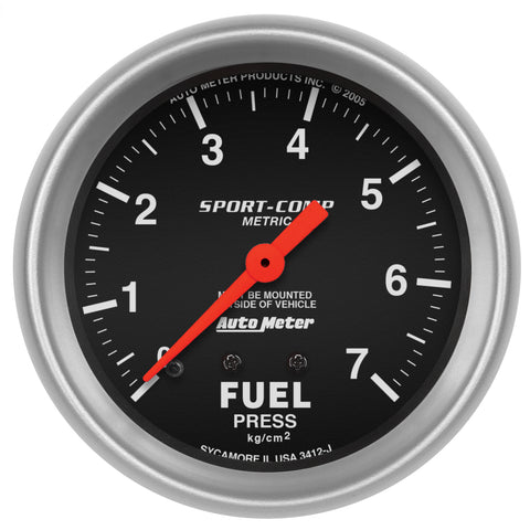 2-5/8" FUEL PRESSURE 0-7 KG/CM2 SPORT-COMP