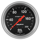 2-5/8" OIL PRESSURE 0-200 PSI SPORT-COMP