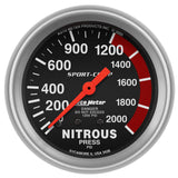 2-5/8" NITROUS PRESSURE 0-2000 PSI SPORT-COMP