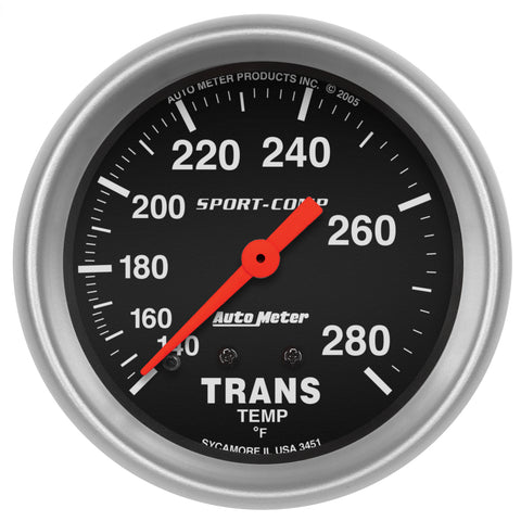 2-5/8" TRANSMISSION TEMPERATURE 140-280 °F SPORT-COMP