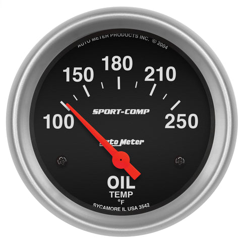 2-5/8" OIL TEMPERATURE 100-250 °F SPORT-COMP