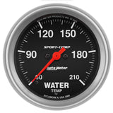 2-5/8" WATER TEMPERATURE 60-210 °F SPORT-COMP