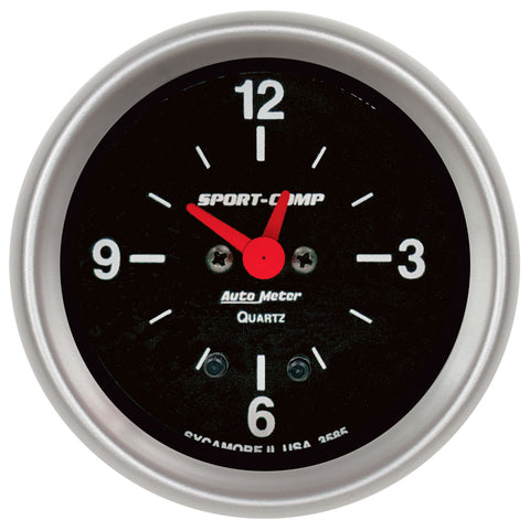 2-5/8" CLOCK 12 HOUR SPORT-COMP