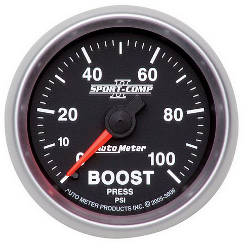 2-1/16" BOOST 0-100 PSI SPORT-COMP II