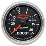 2-1/16 In. BOOST/VACUUM 30 IN HG/20 PSI GM BLACK