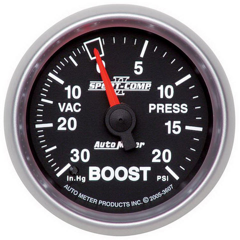 2-1/16" BOOST/VACUUM 30 IN HG/20 PSI SPORT-COMP II