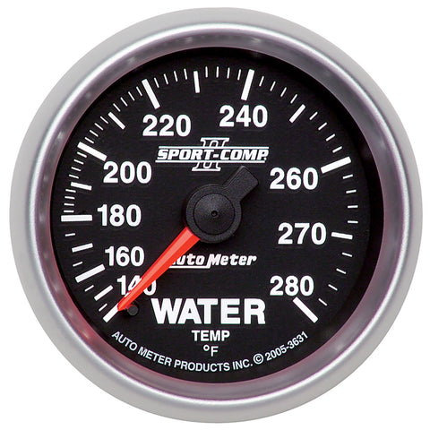 2-1/16" WATER TEMPERATURE 140-280 °F SPORT-COMP II