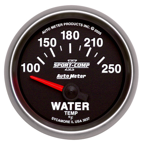 2-1/16" WATER TEMPERATURE 100-250 °F SPORT-COMP II