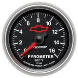 2-1/16 In. PYROMETER 0-1600 Fahrenheit GM BLACK