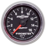 2-1/16" PYROMETER 0-1600 °F SPORT-COMP II